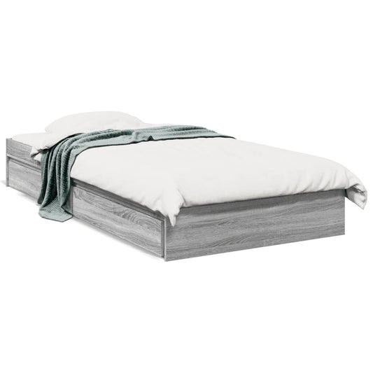 Cama Con Cajones Madera De Ingeniería