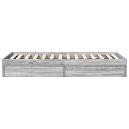 Cama Con Cajones Madera De Ingeniería