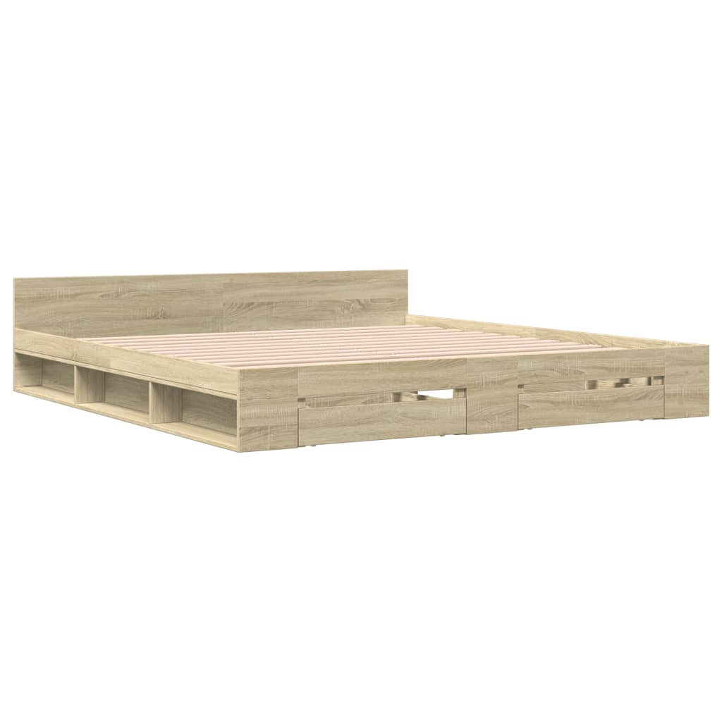 Cama Con Cajones Madera Ingeniería