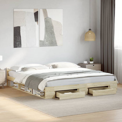 Cama Con Cajones Madera Ingeniería