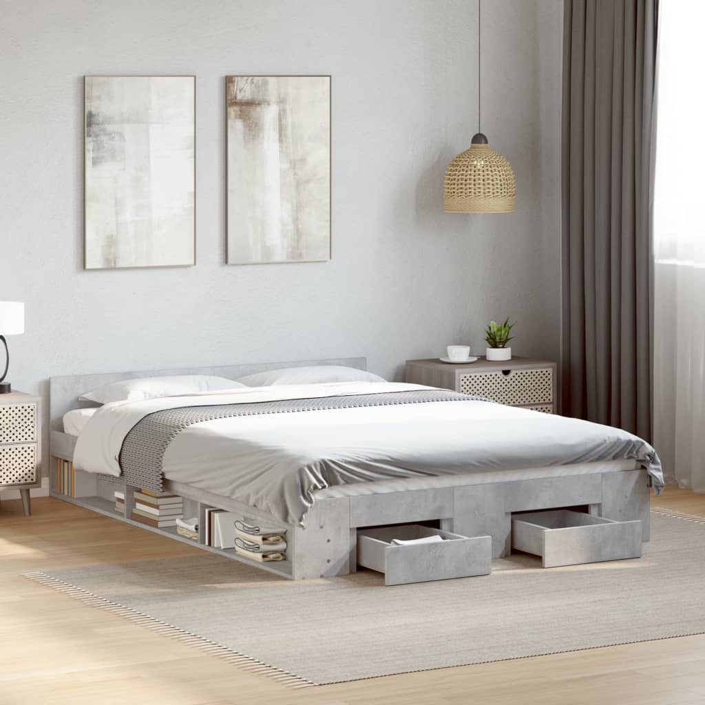 Cama Con Cajones Madera Ingeniería