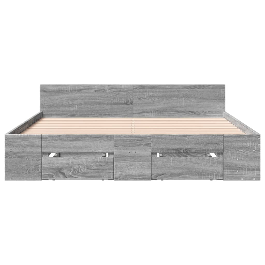 Cama Con Cajones Madera Ingeniería