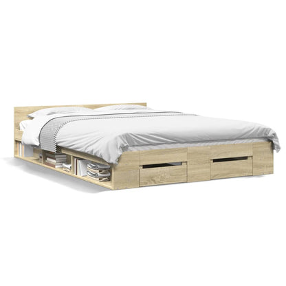 Cama Con Cajones Madera Ingeniería