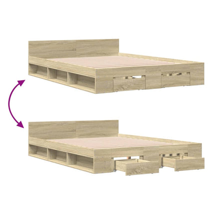 Cama Con Cajones Madera Ingeniería