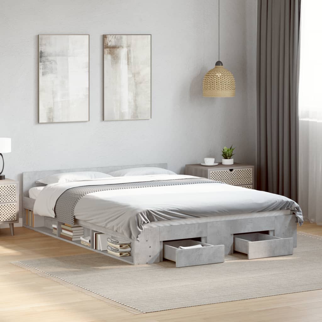 Cama Con Cajones Madera Ingeniería