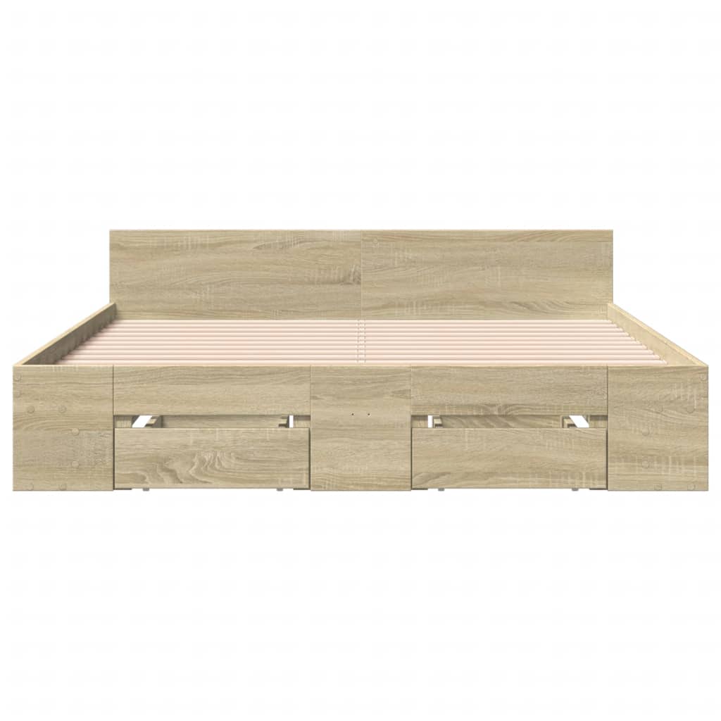 Cama Con Cajones Madera Ingeniería