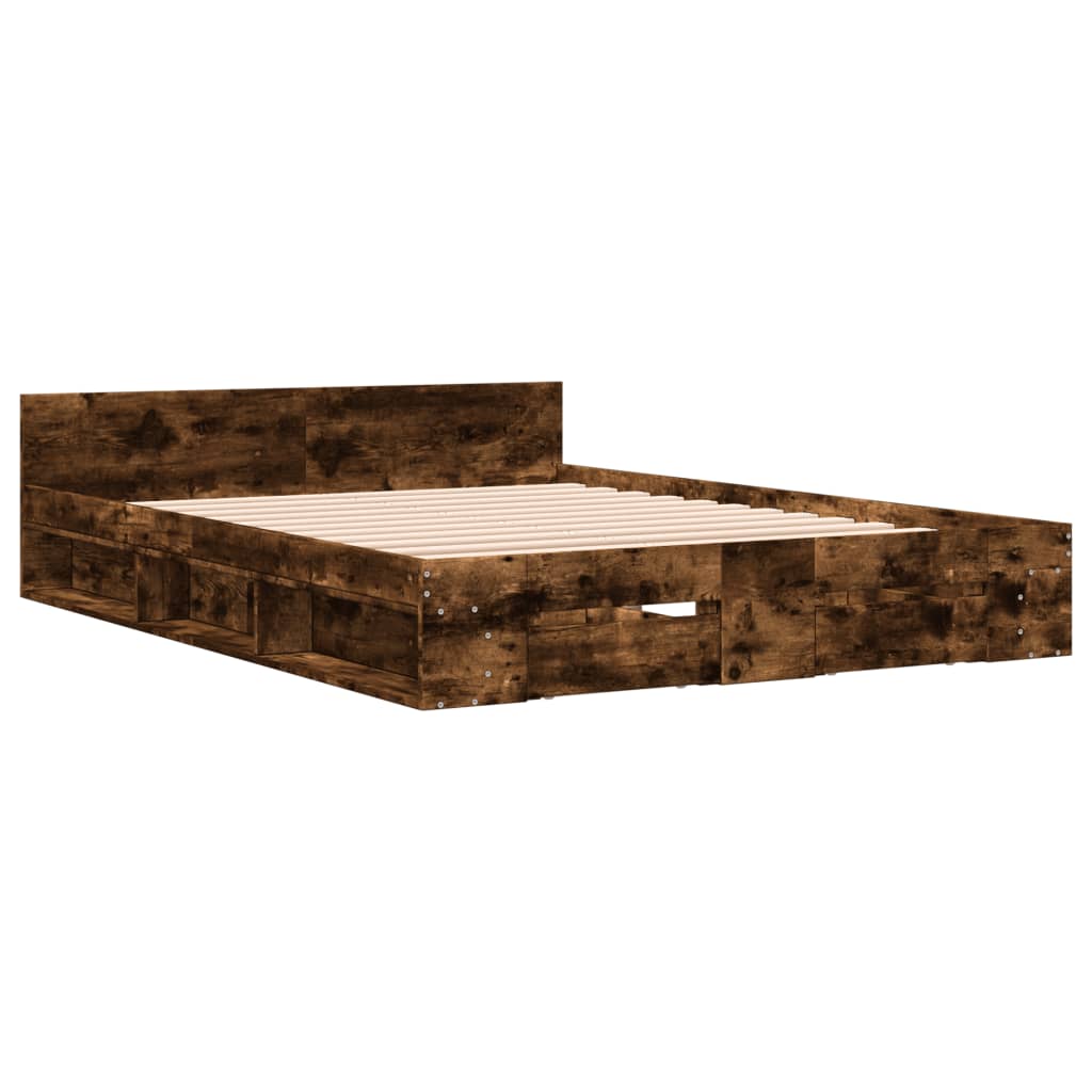 Cama Con Cajones Madera De Ingeniería