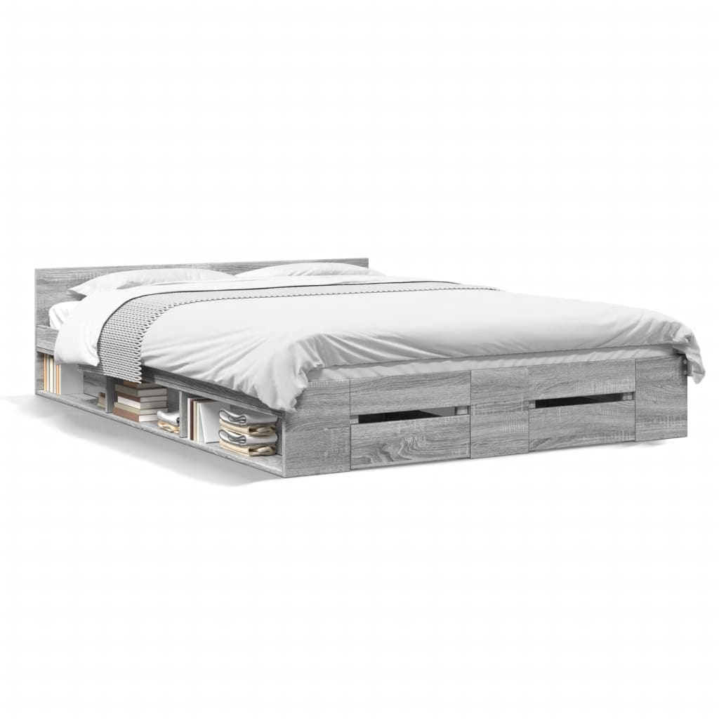 Cama Con Cajones Madera Ingeniería
