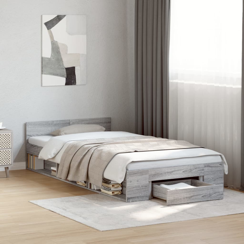 Cama Con Cajón Madera Ingeniería