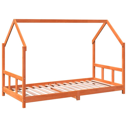 Estructura De Cama Infantil Madera De Pino 90X190Cm