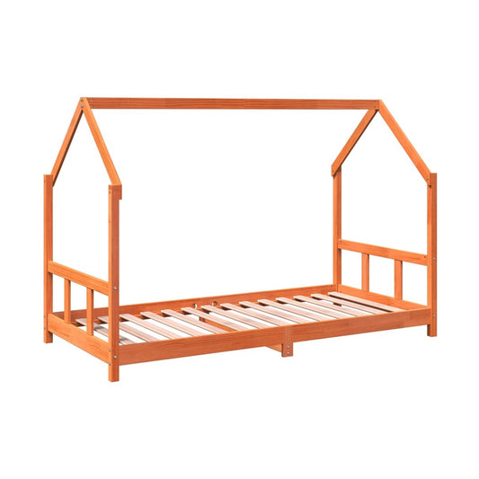 Estructura De Cama Infantil Madera De Pino 90X190Cm