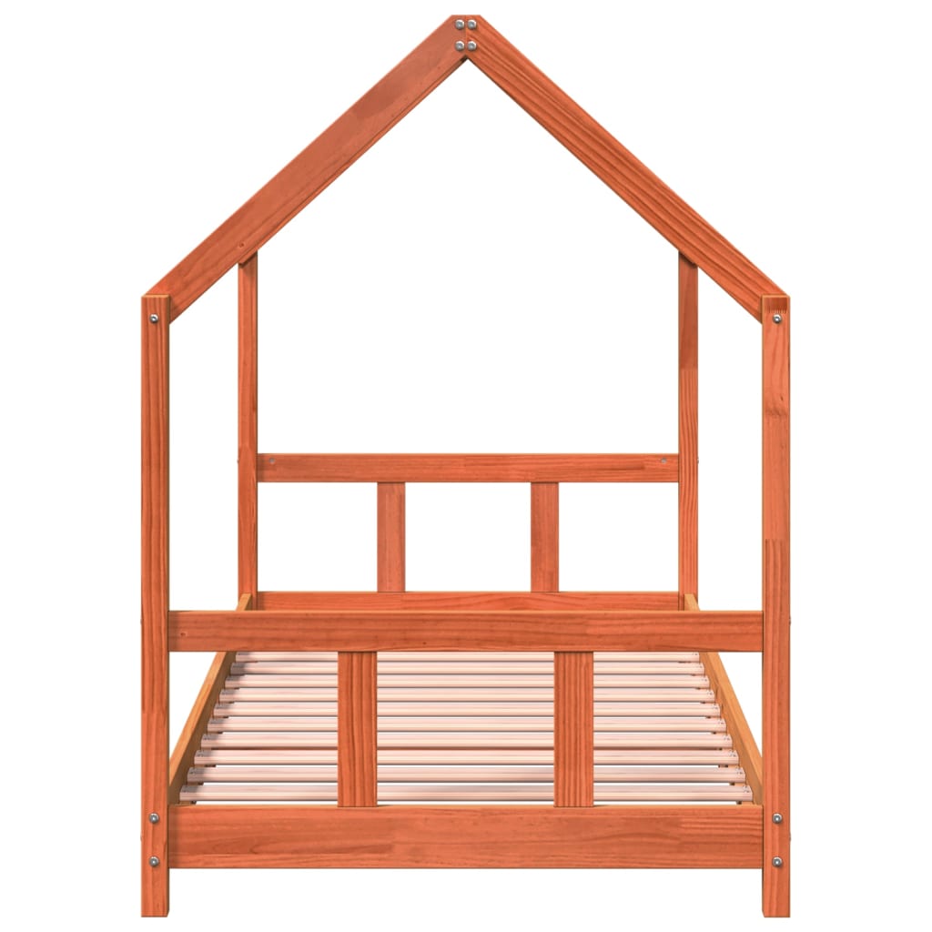 Estructura De Cama Infantil Madera De Pino 90X190Cm
