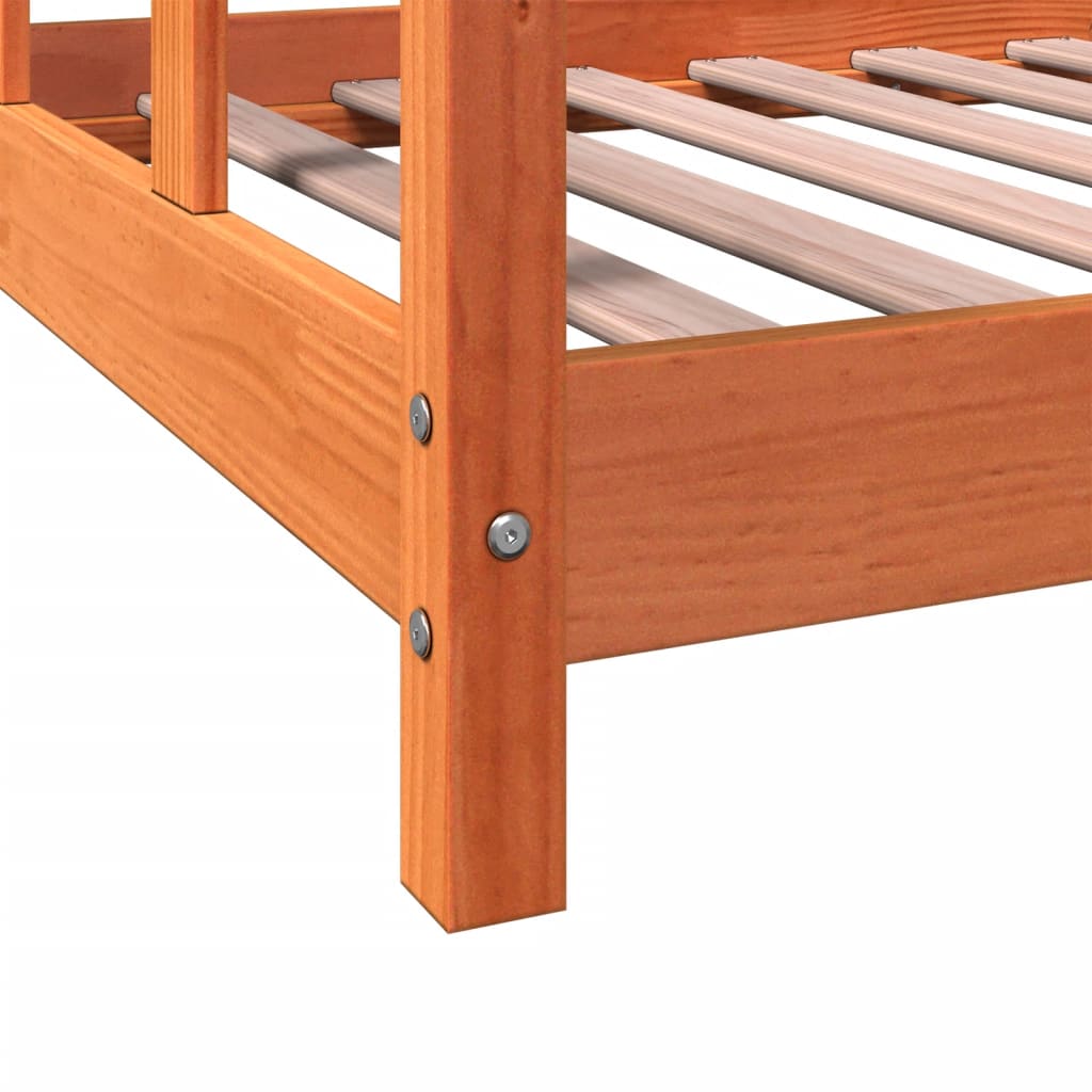 Estructura De Cama Infantil Madera De Pino 90X190Cm