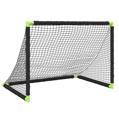 Portería De Fútbol Infantil Plegable Negra 90X64X64 Cm