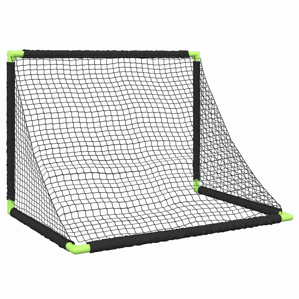 Portería De Fútbol Infantil Plegable Negra 90X64X64 Cm