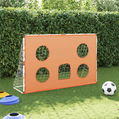 Portería De Fútbol Con Tela De Puntería Y Balón 182X62X118 Cm
