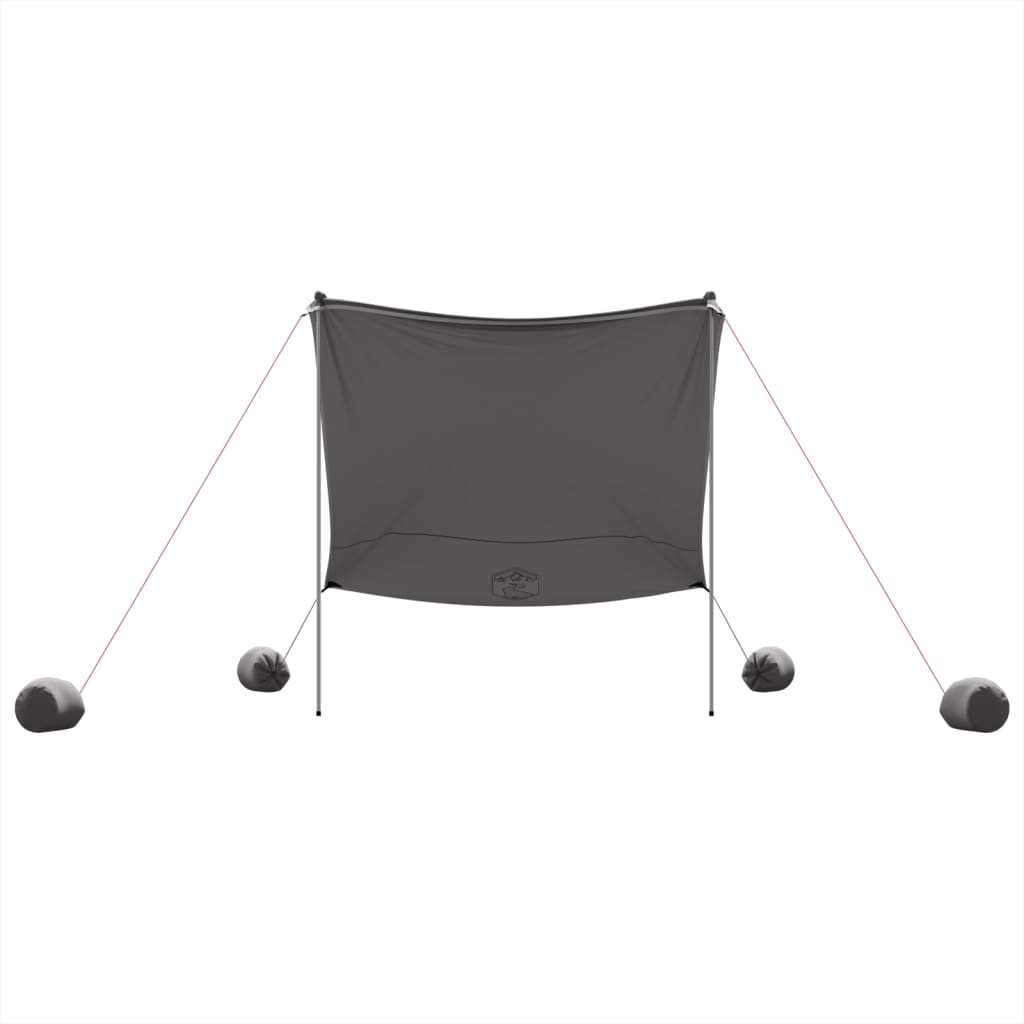 Toldo De Playa Con Anclas De Arena