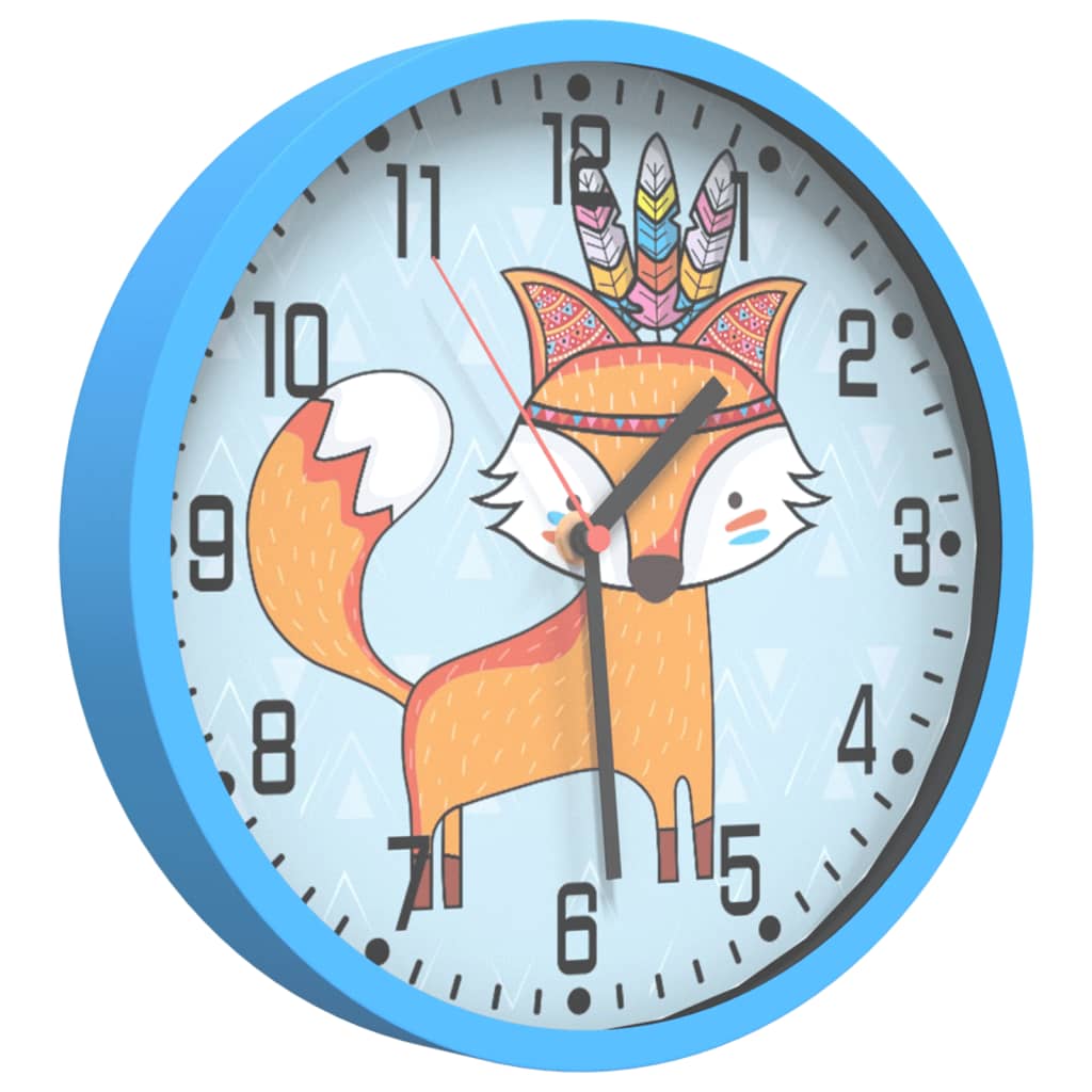 Reloj De Pared Poliestireno Y Cristal Ø25,5 Cm