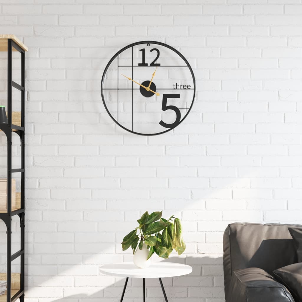 Reloj De Pared De Hierro Ø50 Cm