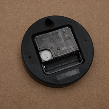 Reloj De Pared De Madera De Ingeniería Amarillo Y Negro Ø50 Cm