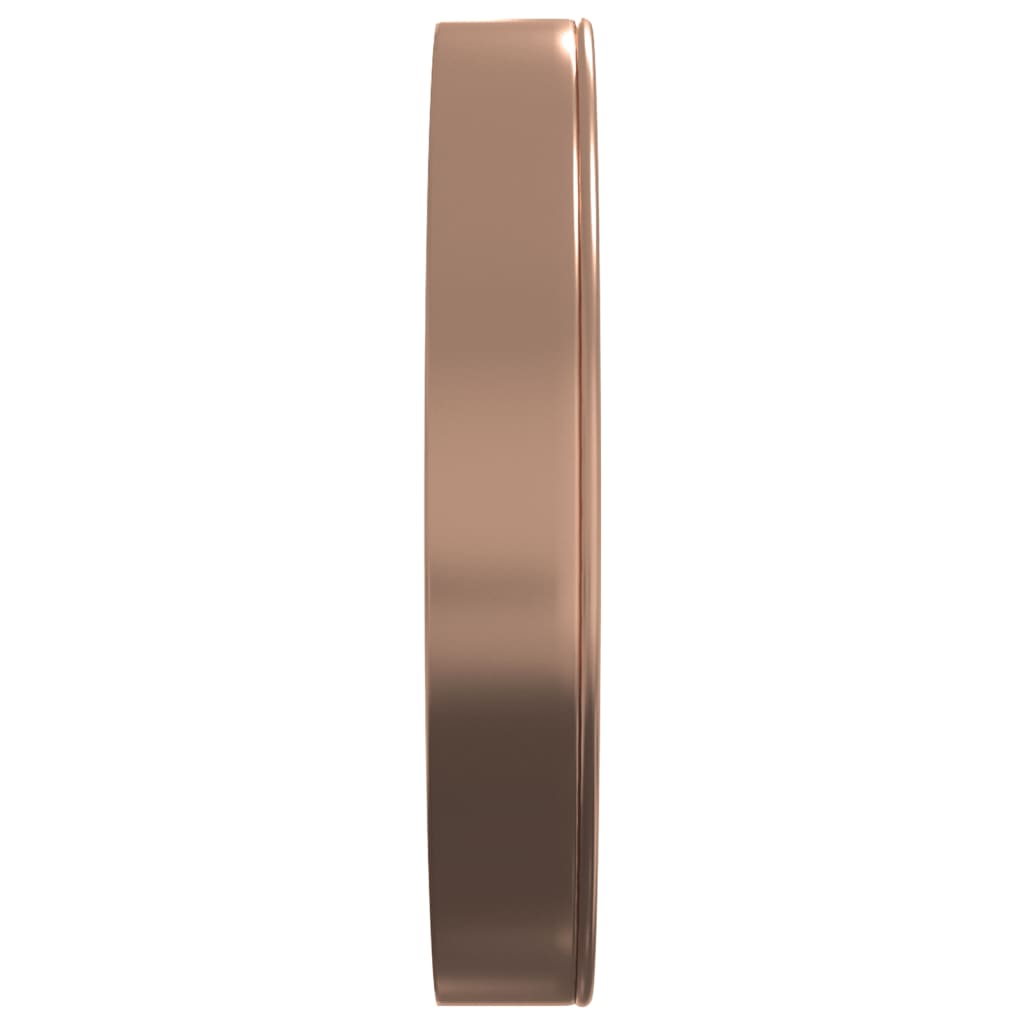 Reloj De Pared Poliestireno Y Cristal Dorado Y Ø29,5 Cm