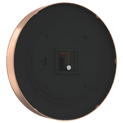 Reloj De Pared Poliestireno Y Cristal Dorado Y Ø29,5 Cm