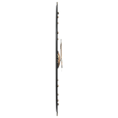 Reloj De Pared De Hierro Negro Ø60 Cm