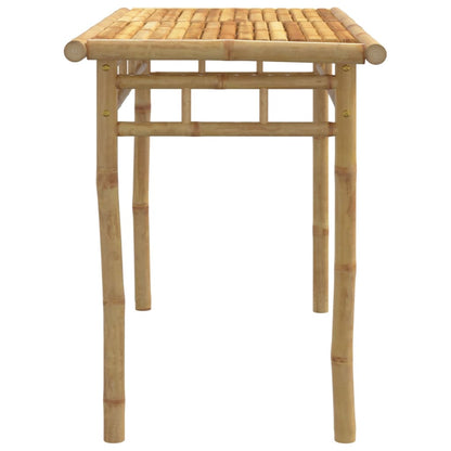Mesa De Comedor De Jardín Bambú 110X55X75 Cm