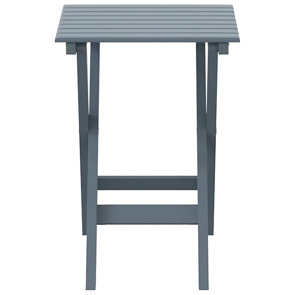Mesa Auxiliar Plegable Madera Maciza De Álamo