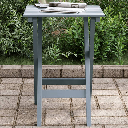 Mesa Auxiliar Plegable Madera Maciza De Álamo