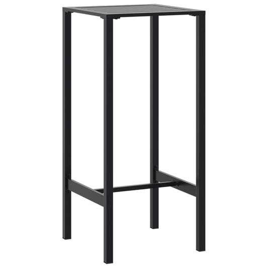 Mesa Alta De Bar Acero Recubrimiento Polvo Negro