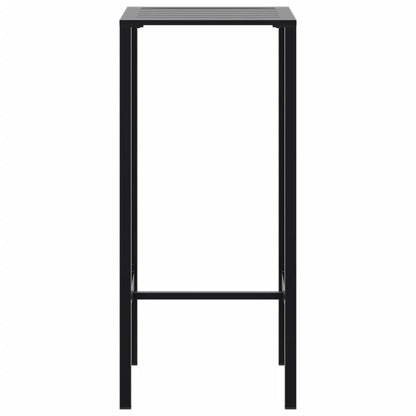 Mesa Alta De Bar Acero Recubrimiento Polvo Negro