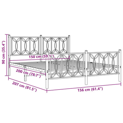 Estructura Cama Sin Colchón Con Estribo Metal