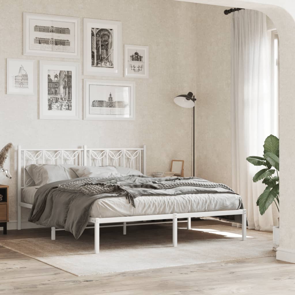 Estructura Cama Sin Colchón Con Estribo Metal