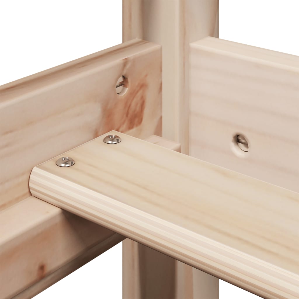 Estructura De Cama Sin Colchón Madera Maciza De Pino