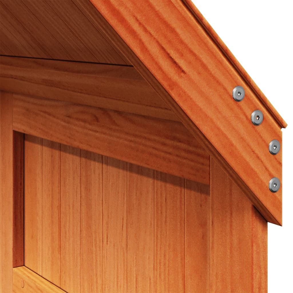 Cama Alta Con Techo Madera Maciza De Pino