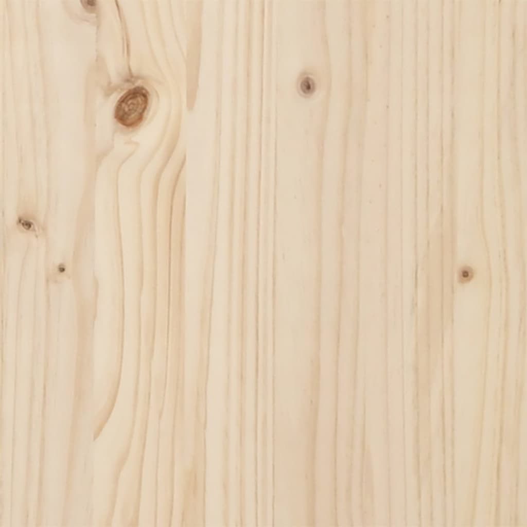 Cama Litera Con Techo Madera Maciza De Pino