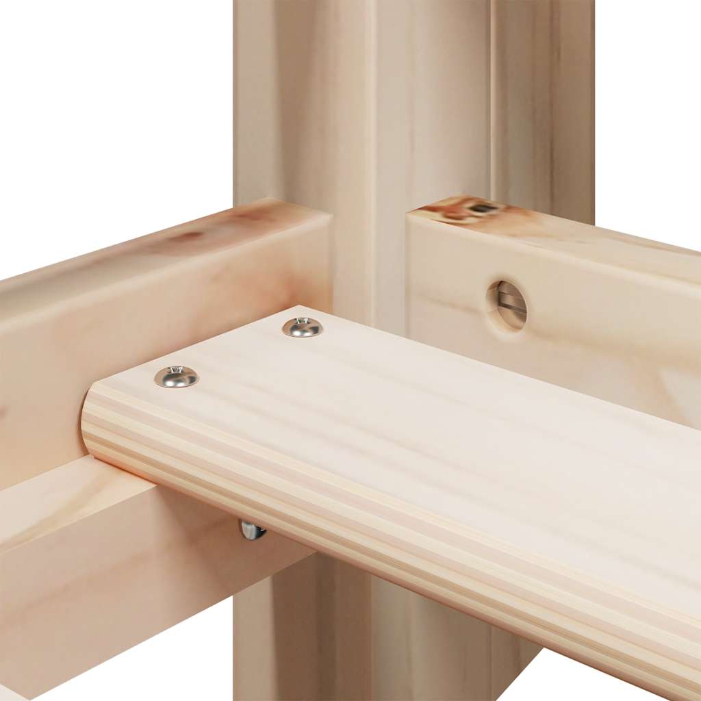 Cama Litera Sin Colchón Madera Maciza De Pino