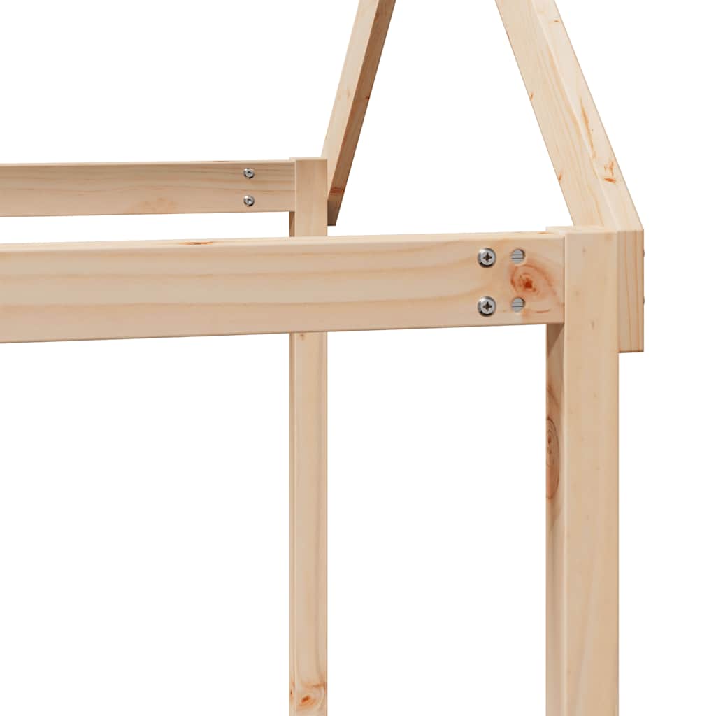 Cama Litera Sin Colchón Madera Maciza De Pino