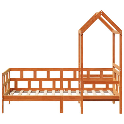 Sofá Cama Con Techo Madera Maciza Pino