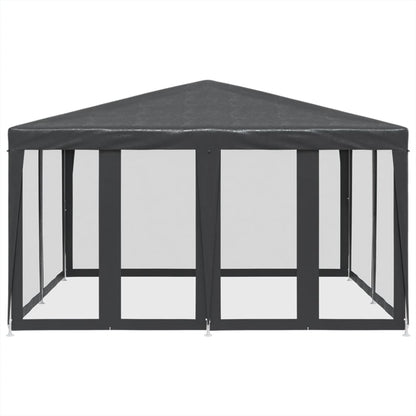 Carpa Para Fiestas 8 Paredes De Malla Hdpe Gris