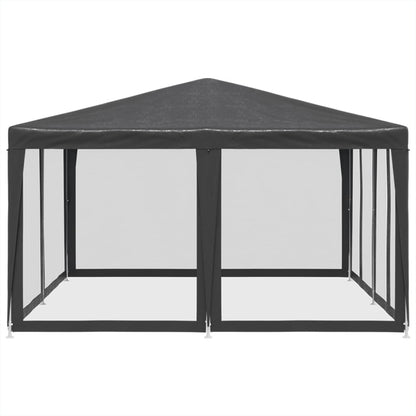 Carpa Para Fiestas 8 Paredes De Malla Hdpe Gris