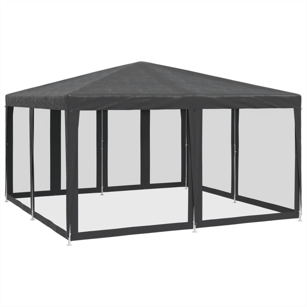 Carpa Para Fiestas 8 Paredes De Malla Hdpe Gris
