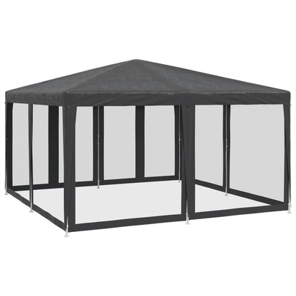 Carpa Para Fiestas 8 Paredes De Malla Hdpe Gris