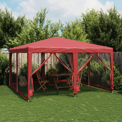 Carpa Para Fiestas 8 Paredes De Malla Hdpe Gris