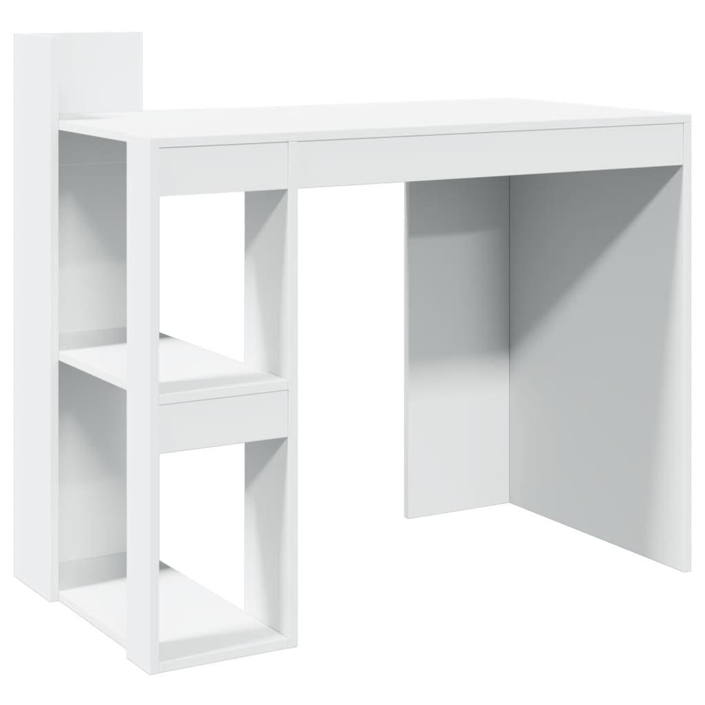 Escritorio De Oficina Madera Ingeniería 103,5X56,5X94 Cm