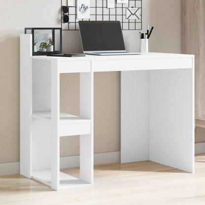 Escritorio De Oficina Madera Ingeniería 103,5X56,5X94 Cm