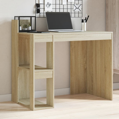 Escritorio De Oficina Madera Ingeniería 103,5X56,5X94 Cm