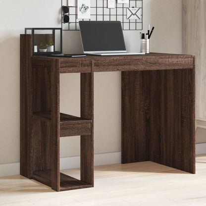 Escritorio De Oficina Madera Ingeniería 103,5X56,5X94 Cm