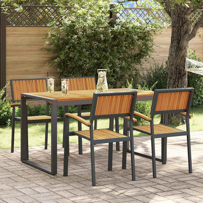 Conjunto De Comedor De Jardín 5 Pcs